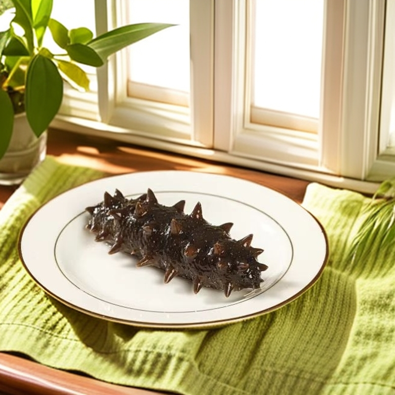 青岛即食海参12-16只左右（独立包装 活参加工）可以试吃一只