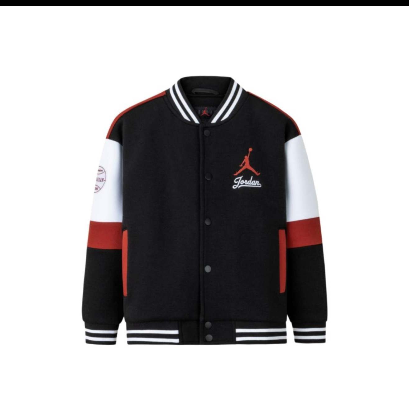 【官方旗舰】AIR JORDAN儿童长袖时尚中大童秋季休闲夹克D018