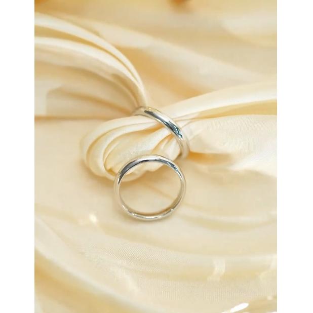 XUPING/旭平首饰 合金戒指 夏上新简约素圈情侣闺蜜戒指纪念送礼