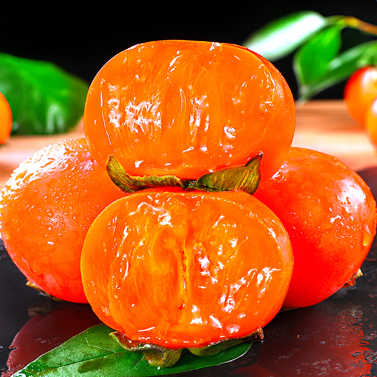 【放软了吃】30枚山西火晶柿子 纯甜爆汁软柿子坏果包赔