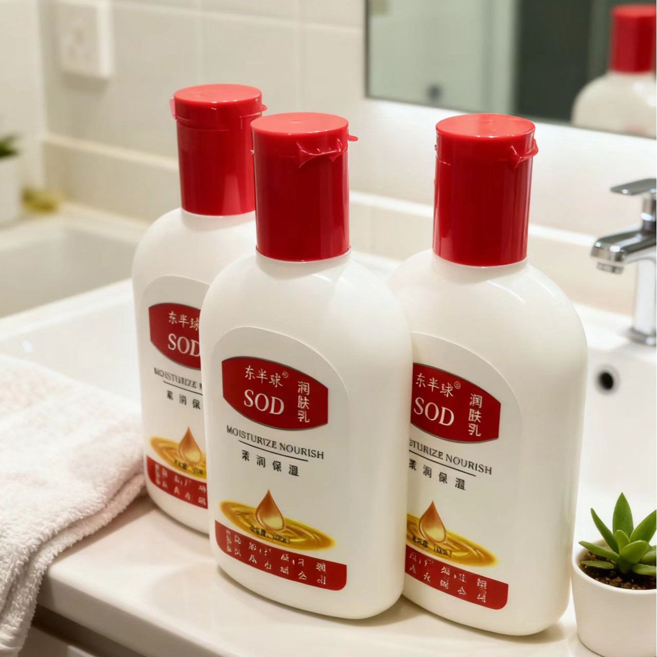 【双12福利】大瓶SOD蜜保湿身乳护手霜润肤乳擦脸霜补水防裂面霜