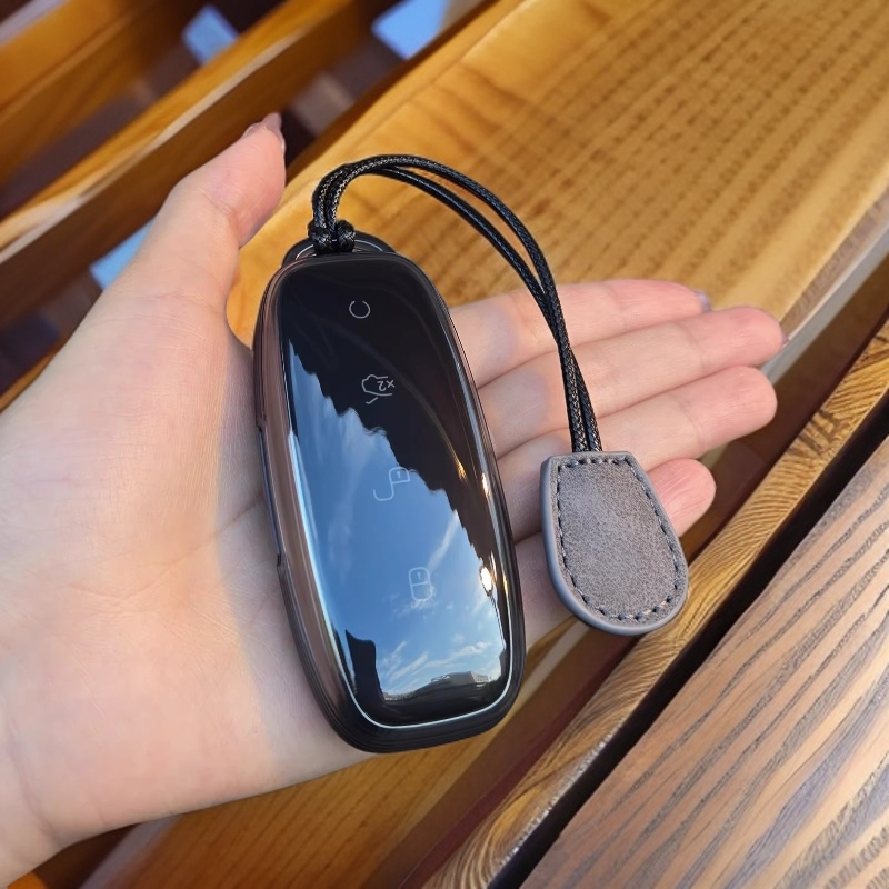 适用24新款腾势d9汽车专用遥控保护套n7腾势xn8男士透明简约壳扣