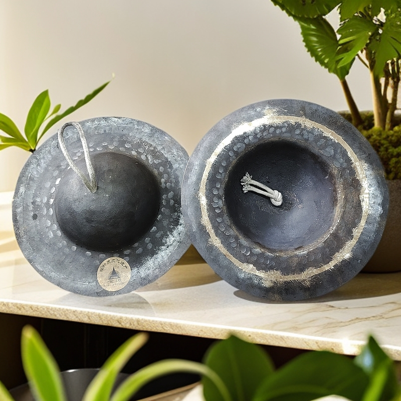 道士法器打击乐器大帽帽镲响铜钹大顶钹乐器24公分手工煅打钹大号