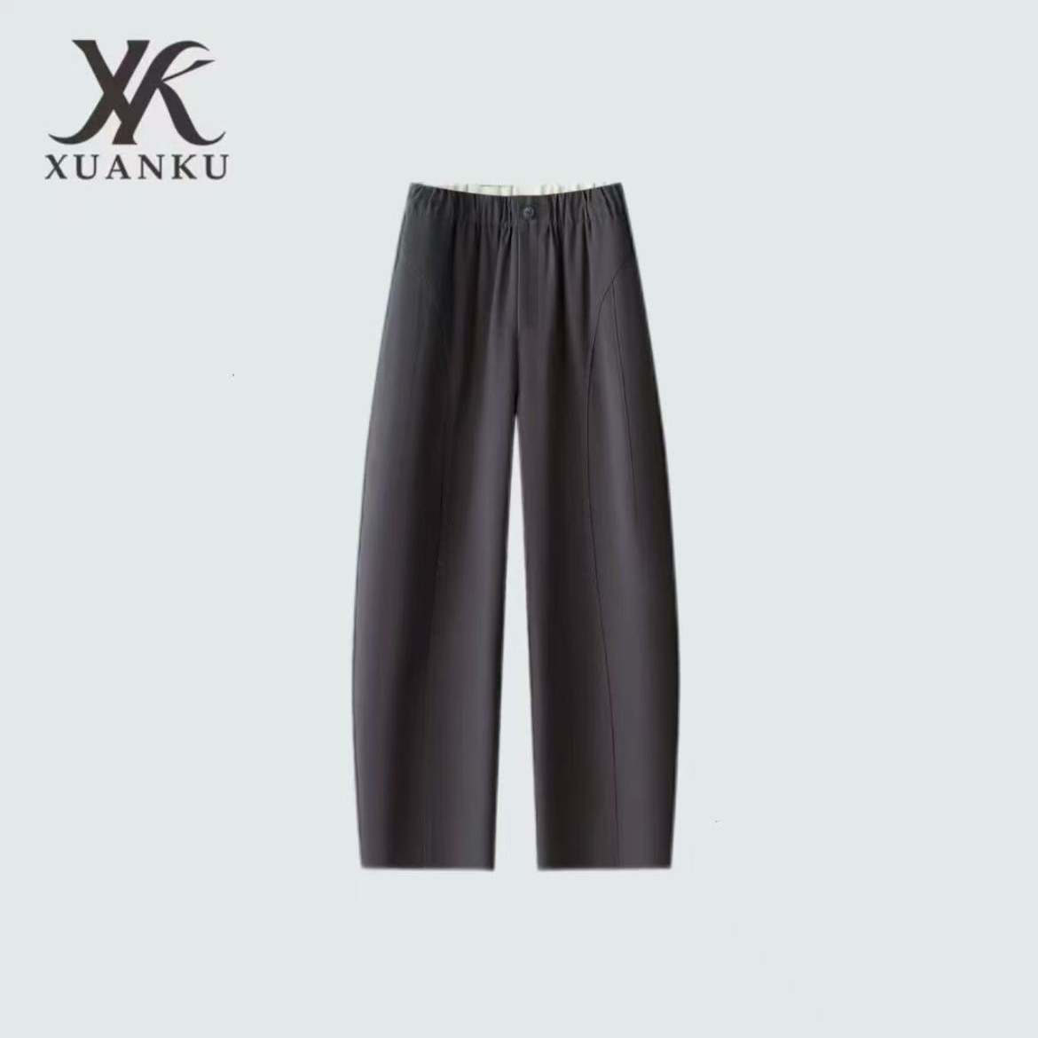 【XUAKU】25年秋季生态棉不皱不鼓包透气舒适侧口袋休闲时尚弯刀裤