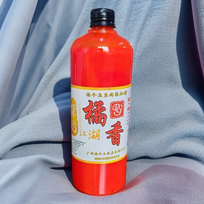橘香桔香酱500ml钓个鱼罗非饵料基础系列高醇度添加剂持久
