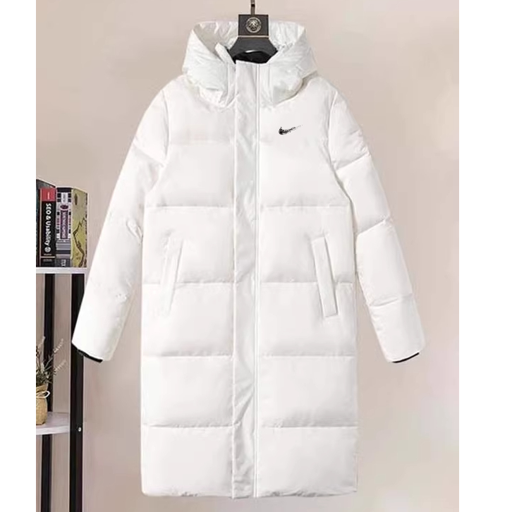 新款秋冬羽绒服男士秋冬潮流情侣装长款连帽外套加厚防风保暖大衣