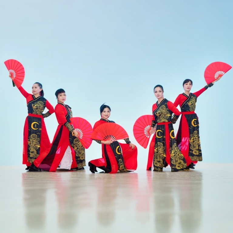 成人款打鼓国潮霸气舞蹈演出雪龙吟打鼓服女款2025新款爆款