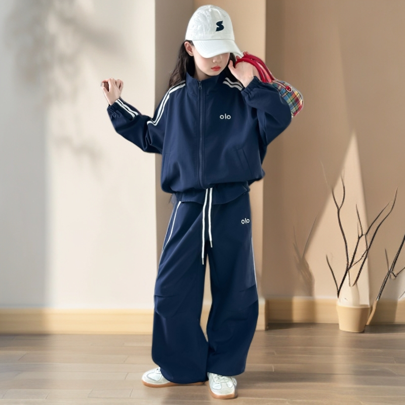 女童套装秋装2025新款洋气时髦儿童春秋款网红衣服女孩女童秋装