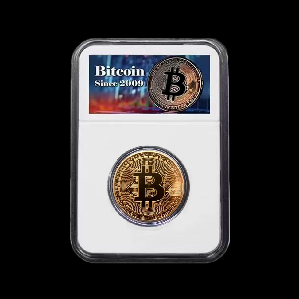 虚拟币BTC比特Bitcoin世界钱币硬币纪念以太坊狗狗币收藏创意礼物