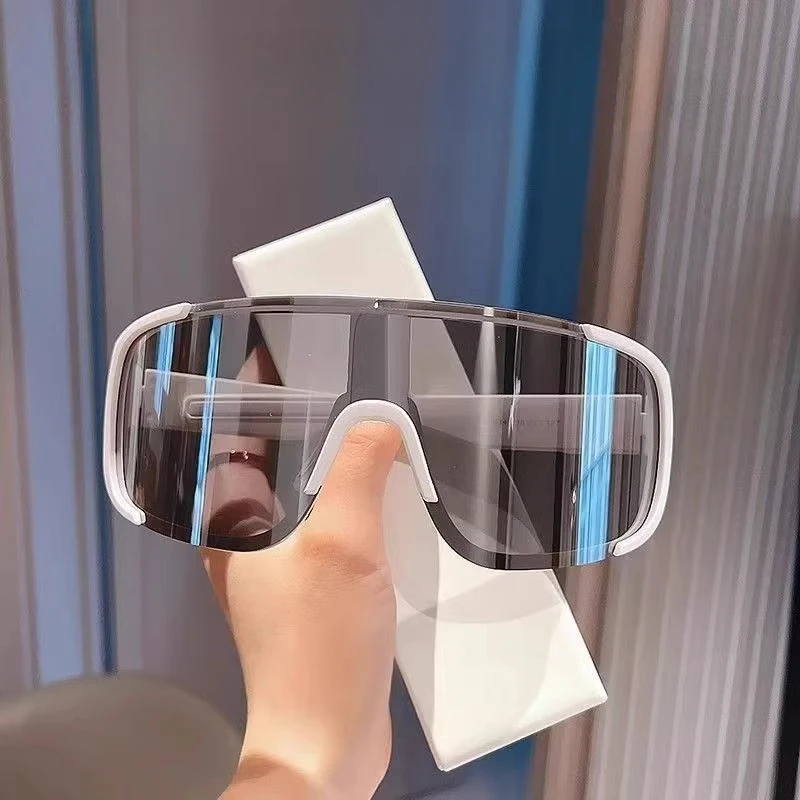 夜骑日夜两用墨镜男女大脸防风骑行眼镜潮流反光运动护目滑雪镜