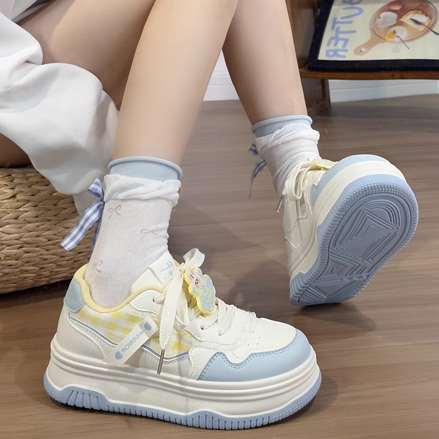 回力多巴胺厚底小白鞋女鞋2025秋季新款百搭小众设计韩版休闲板鞋