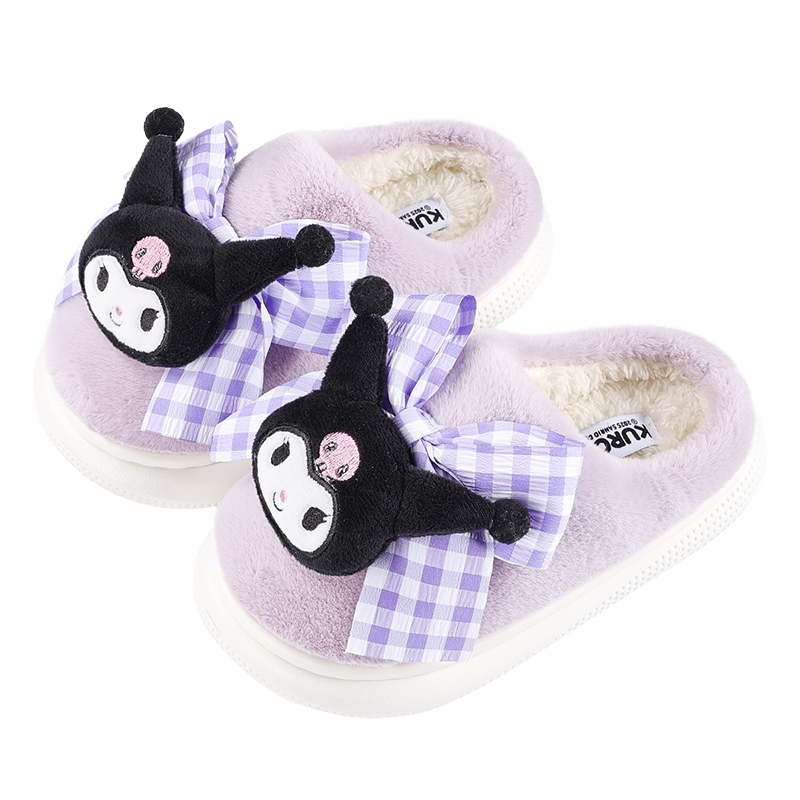 幸福玛丽三丽欧儿童亲子棉拖鞋女童秋冬2025新款室内宝宝家居鞋