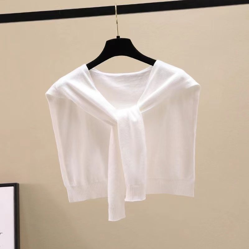 披肩新款小披肩外搭女时尚披风搭配裙子韩国针织空调房春秋网红