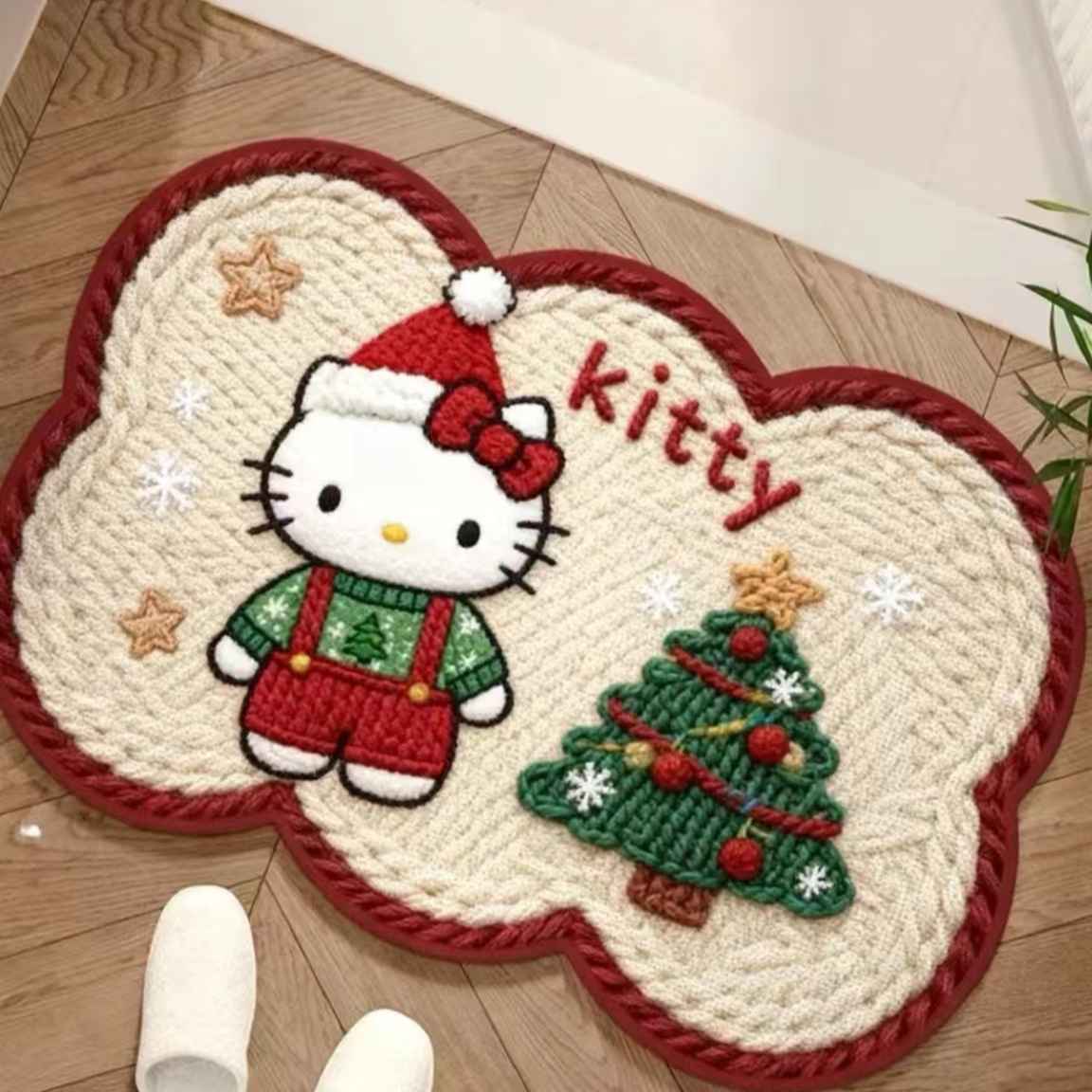 卡通亚麻地垫浴室吸水垫卡通地垫卫生间脚垫洗手间门口