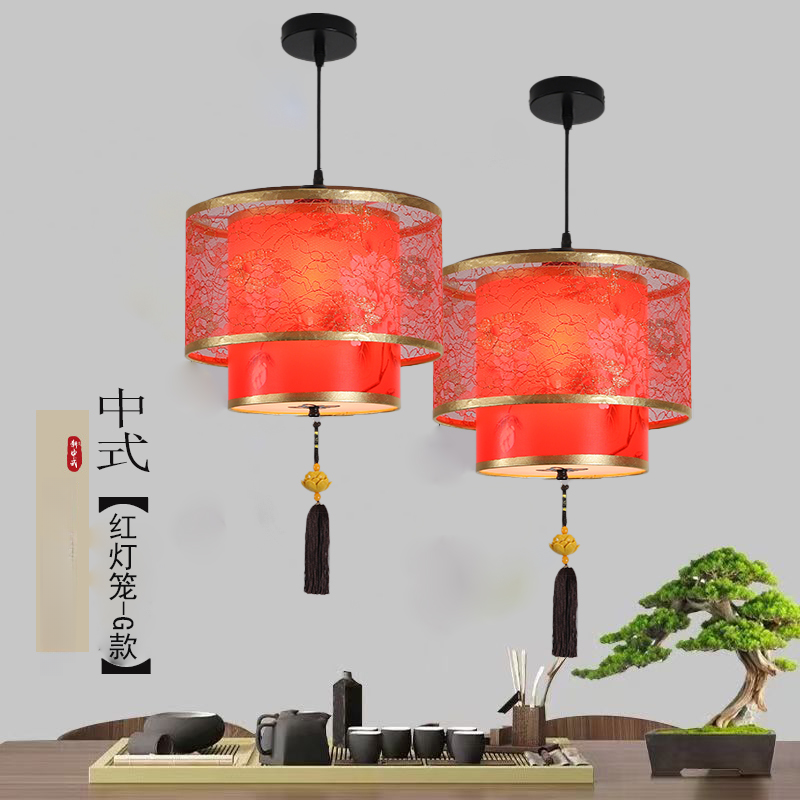 创意红灯笼客厅阳台灯笼乔迁走廊室内玄光灯中国风2025新款餐厅灯