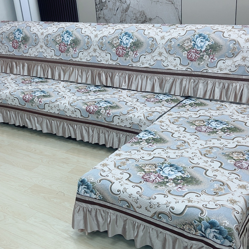 （高端系列）沙发垫坐垫雪尼尔防滑四季通用靠背巾高档沙发巾可机洗