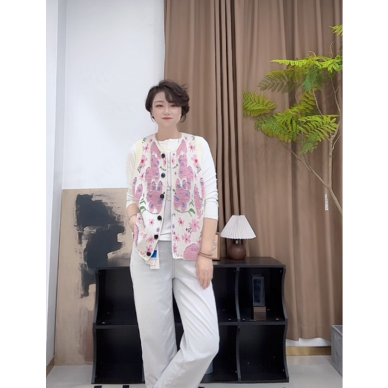 【U.M】一路生花羊毛织花针织开衫系列