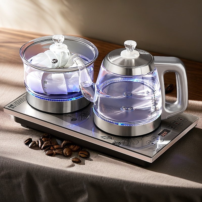 电热水壶多功能全自动家用防尘底部上水壶台嵌两用嵌入式保温新款