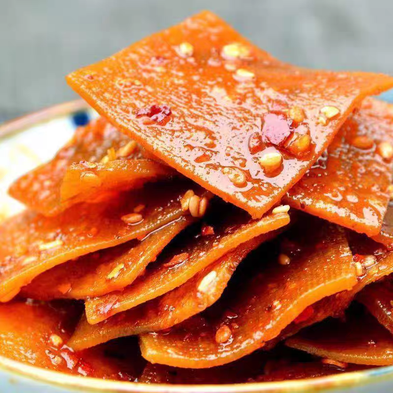 陕西安康汉阴石泉蒲溪五香厚薄豆腐干麻香辣豆腐巾子皮子即食零食