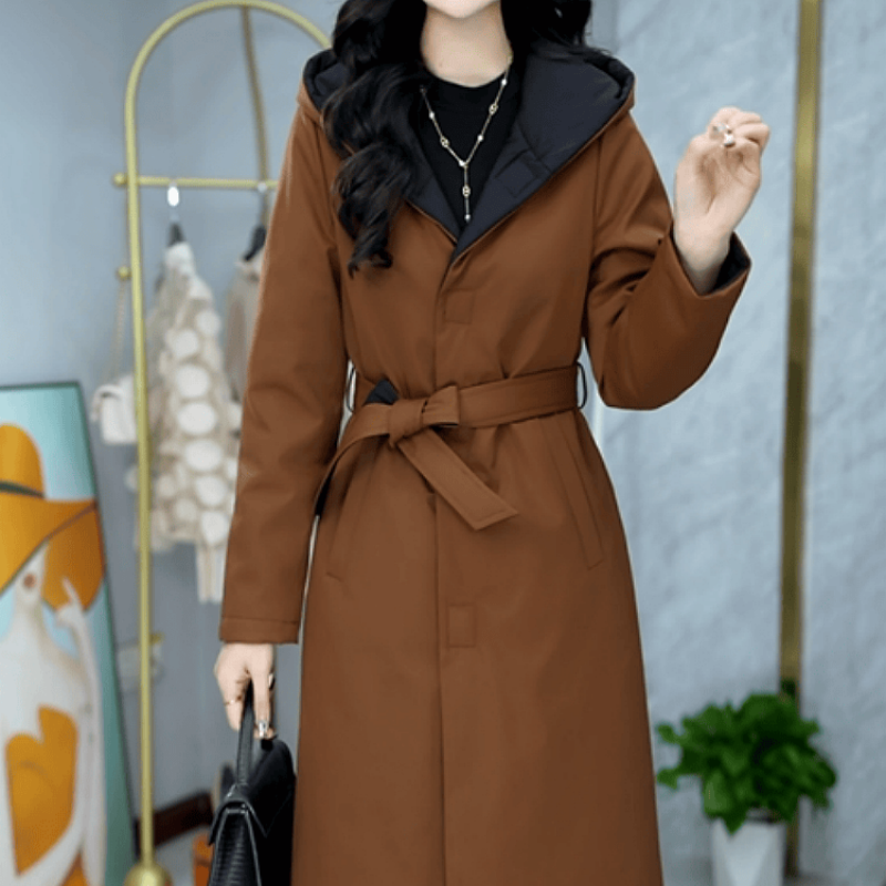 B972【棉服】2025冬季新款时尚双面可穿修身显瘦收腰精致棉服外套