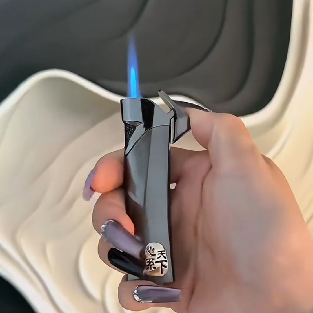 心系天下手工防风打火机金属质感创意高级轻奢个性耐用送男友老公