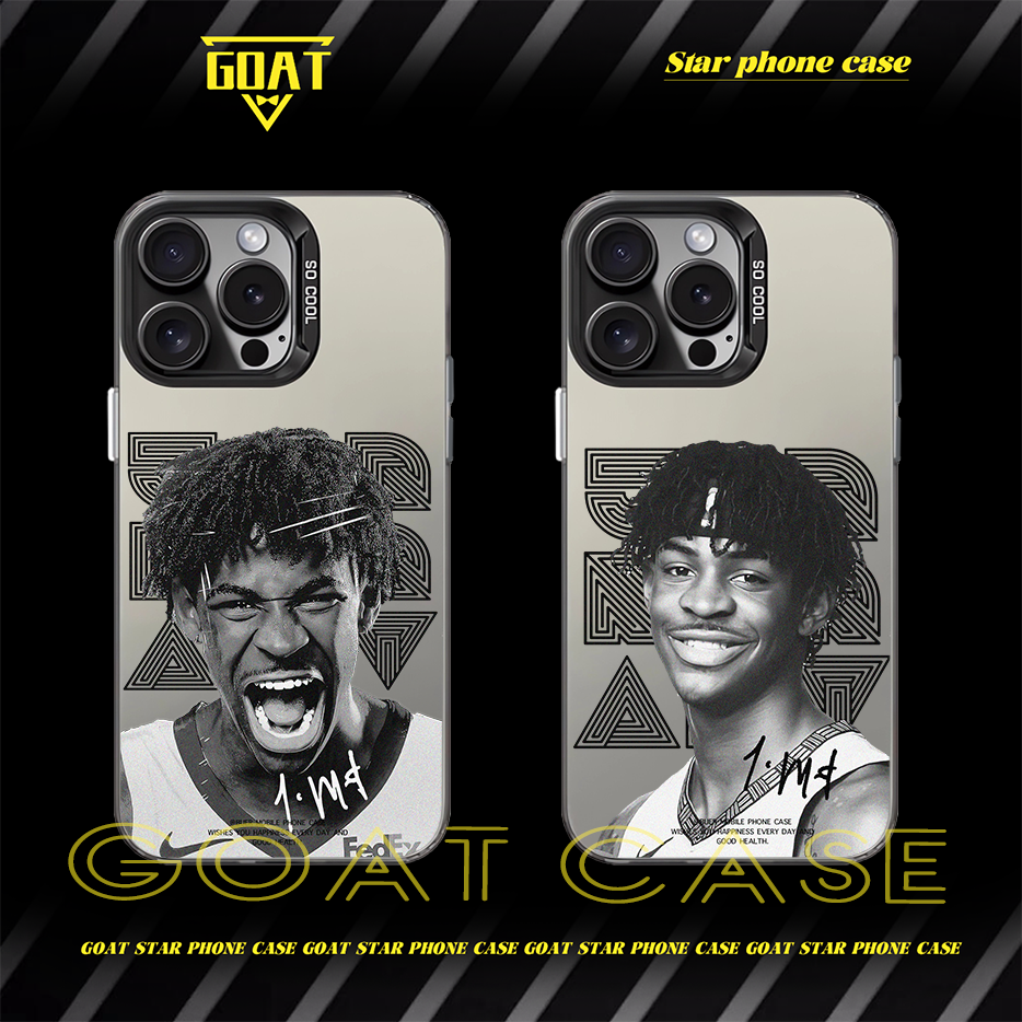 GOAT 莫兰特彩银NBA球星防摔手机壳【适用于苹果华为OPPO小米VIVO】