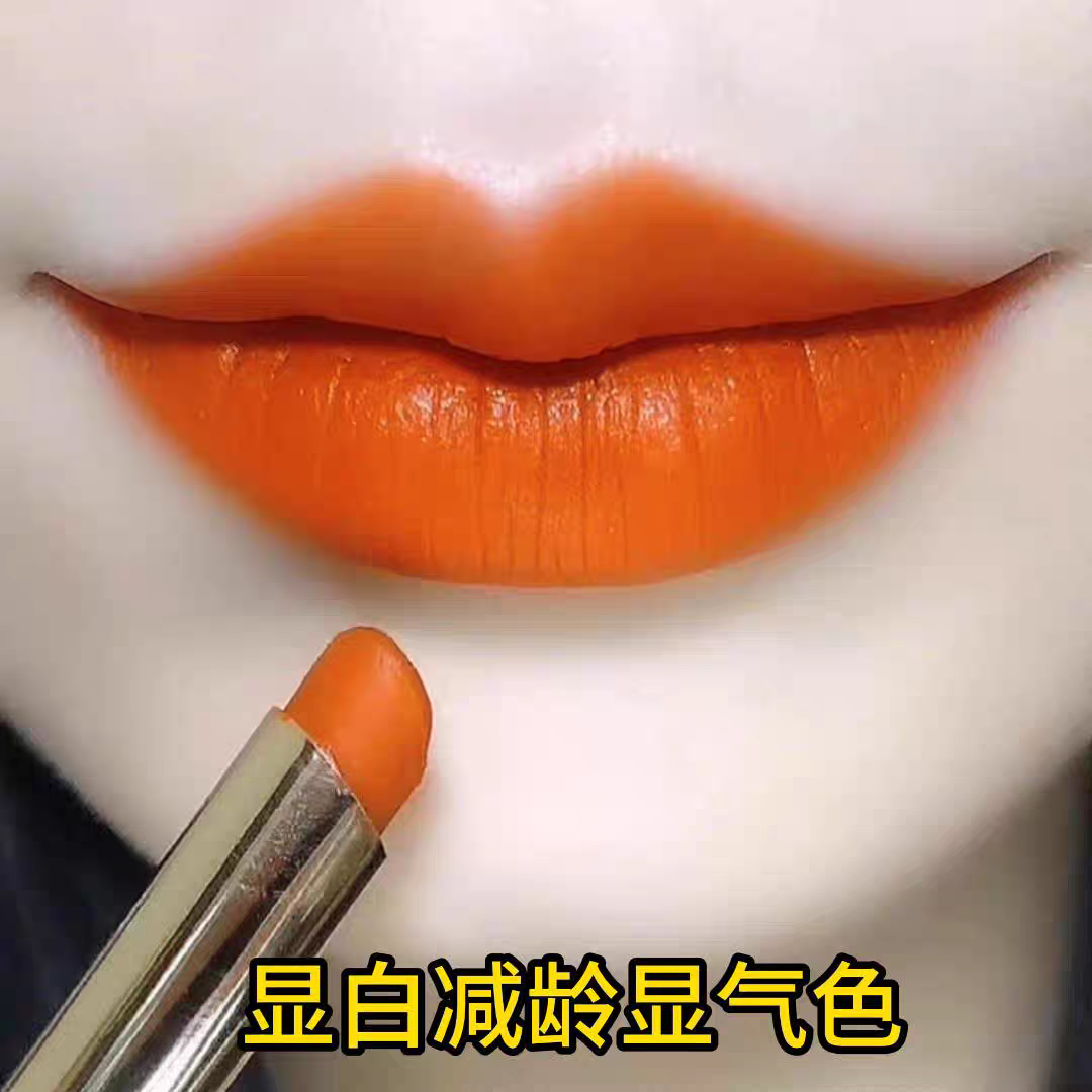 GOVO口红正品不沾杯不掉色肉桂棕橘色豆沙色显白持久防水雨衣哑光