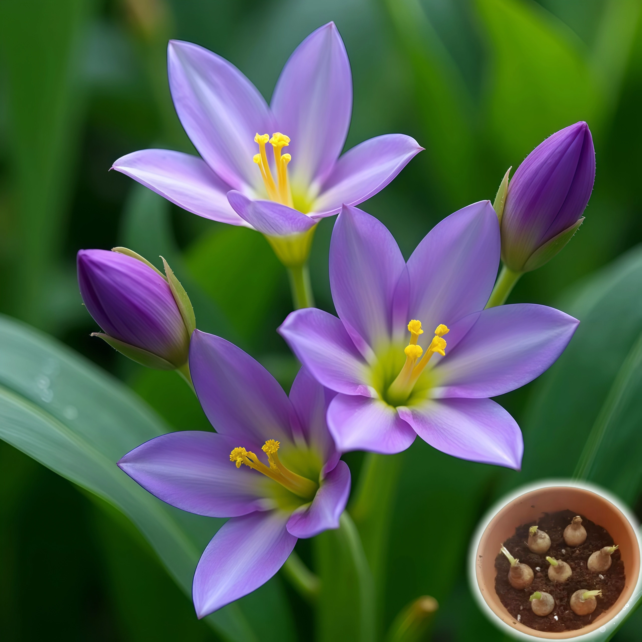 紫雪风雨兰种球重瓣花卉【特价】耐热耐寒清香型阳台盆栽四季开花