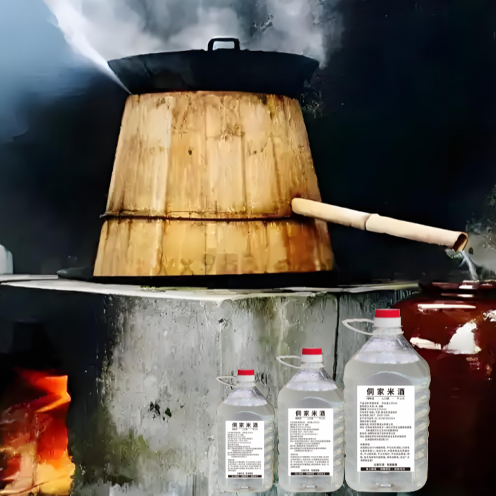 正宗湖南侗家传统工艺纯粮米酒30度左右米酒纯粮食纯手工蒸馏米酒