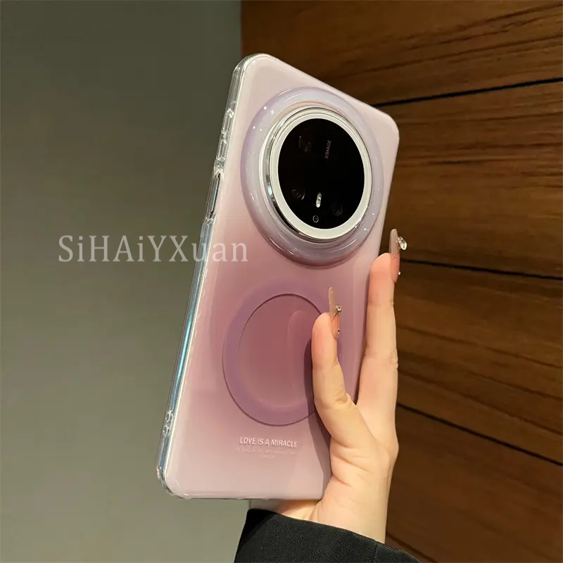 适用华为mate70pro手机壳ins风高级感晕染磁吸60pro时尚渐变60/70