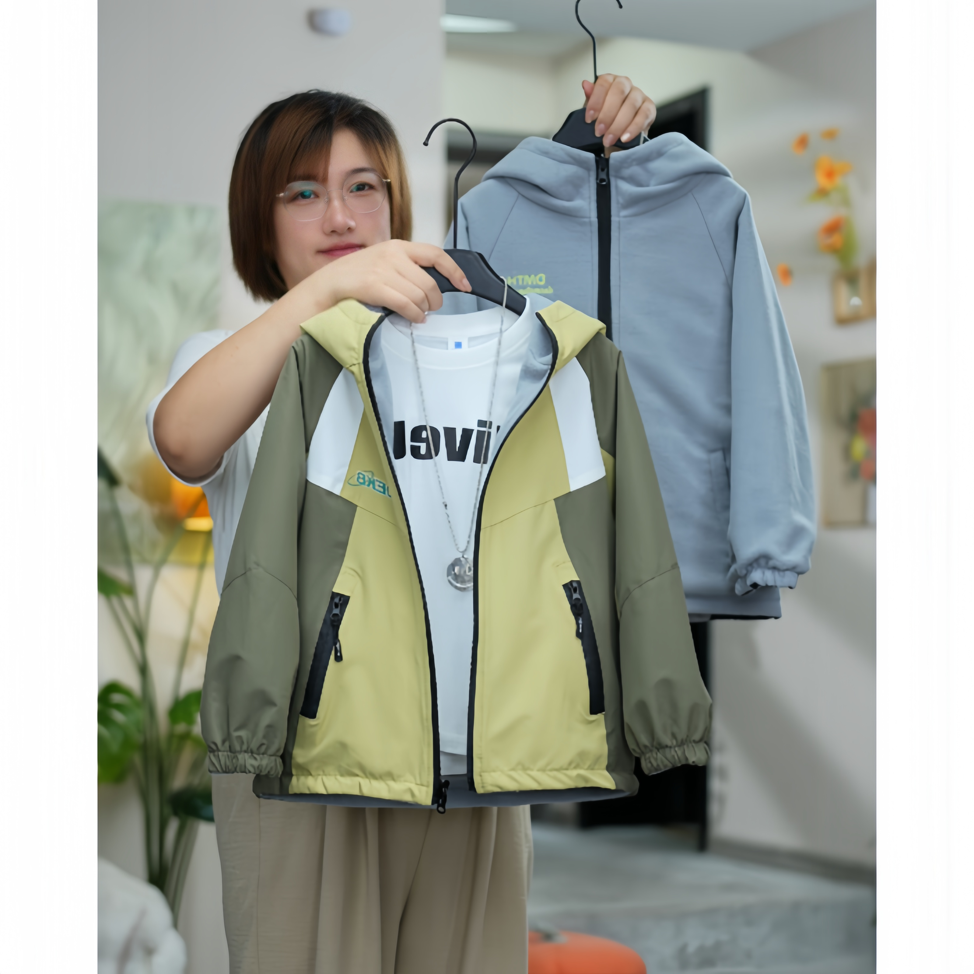 【加绒双面穿】加绒男童外套2025秋冬新款中大童风衣连帽儿童冲锋衣