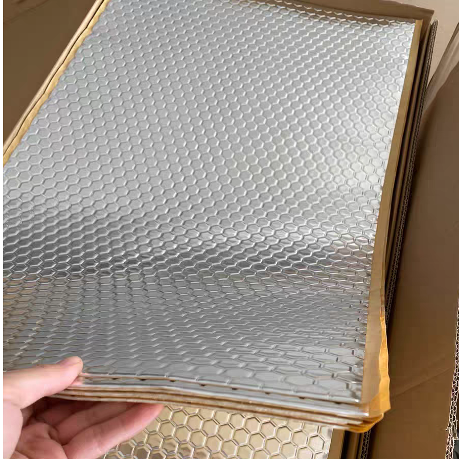 丁基胶墙体隔音毡阻尼片金属汽车止震板铝箔降噪下水管道门贴吊顶