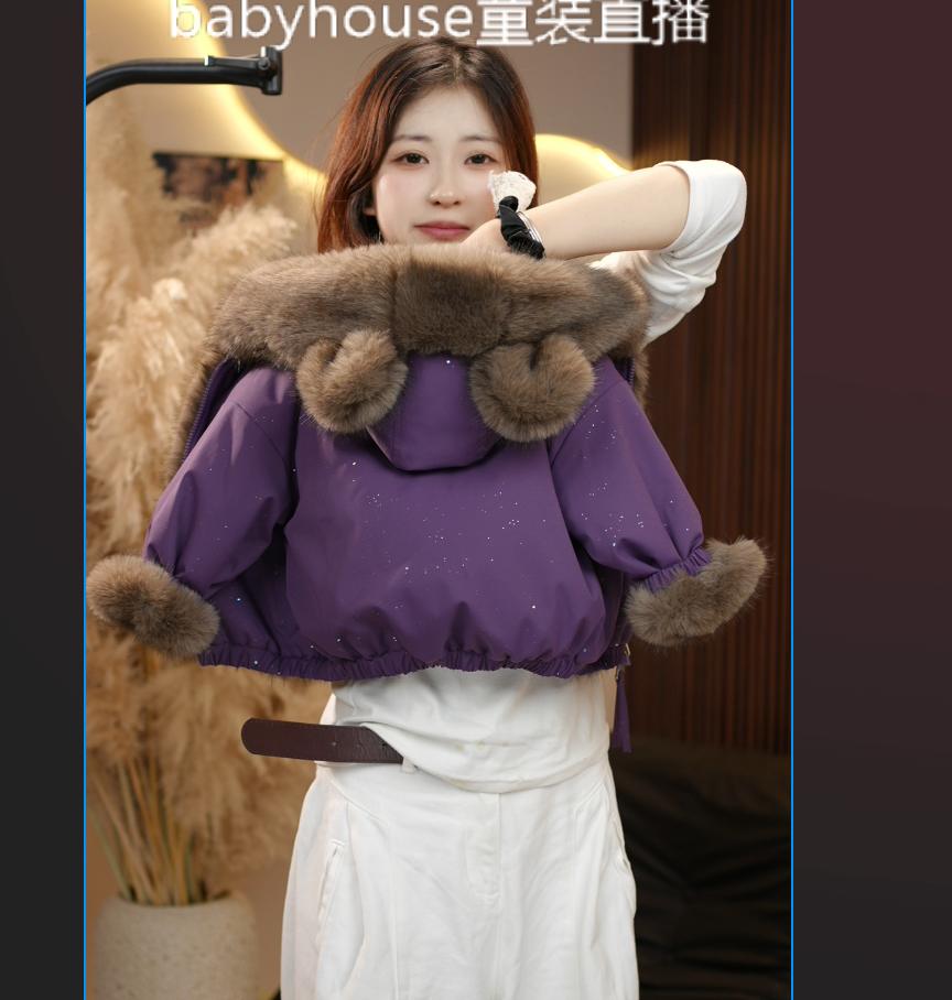 【baby】2025新秋冬外套儿童双面穿加绒加厚百搭休闲毛毛外套8773