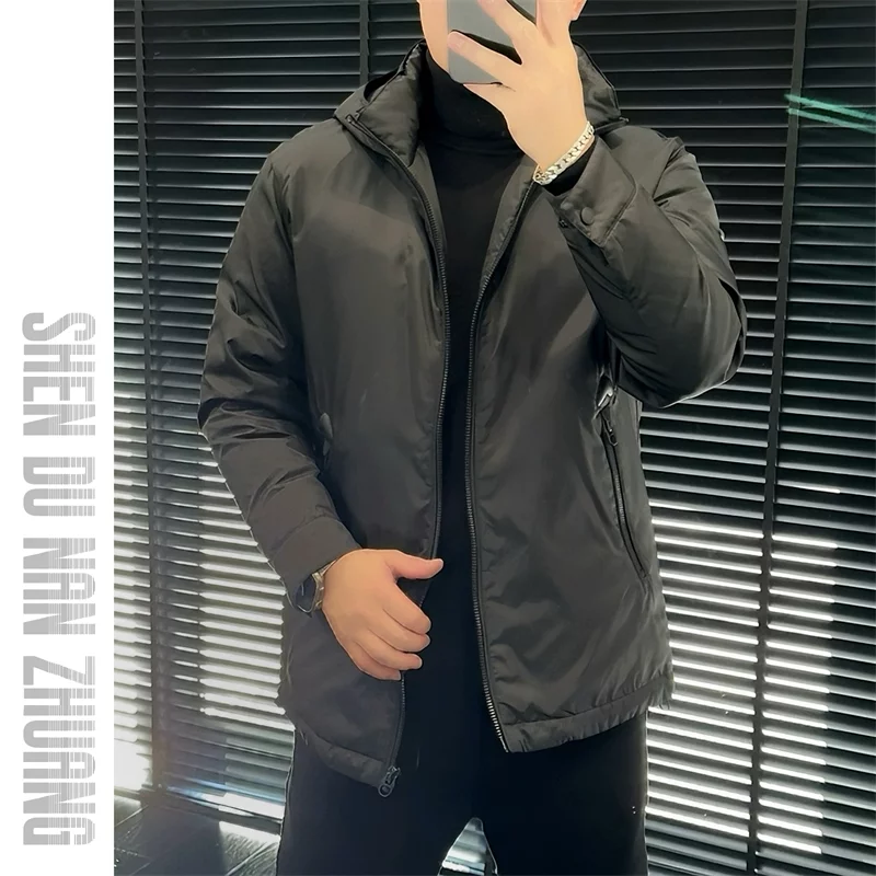 绅度男装·轻奢连帽羽绒服休闲外套1790