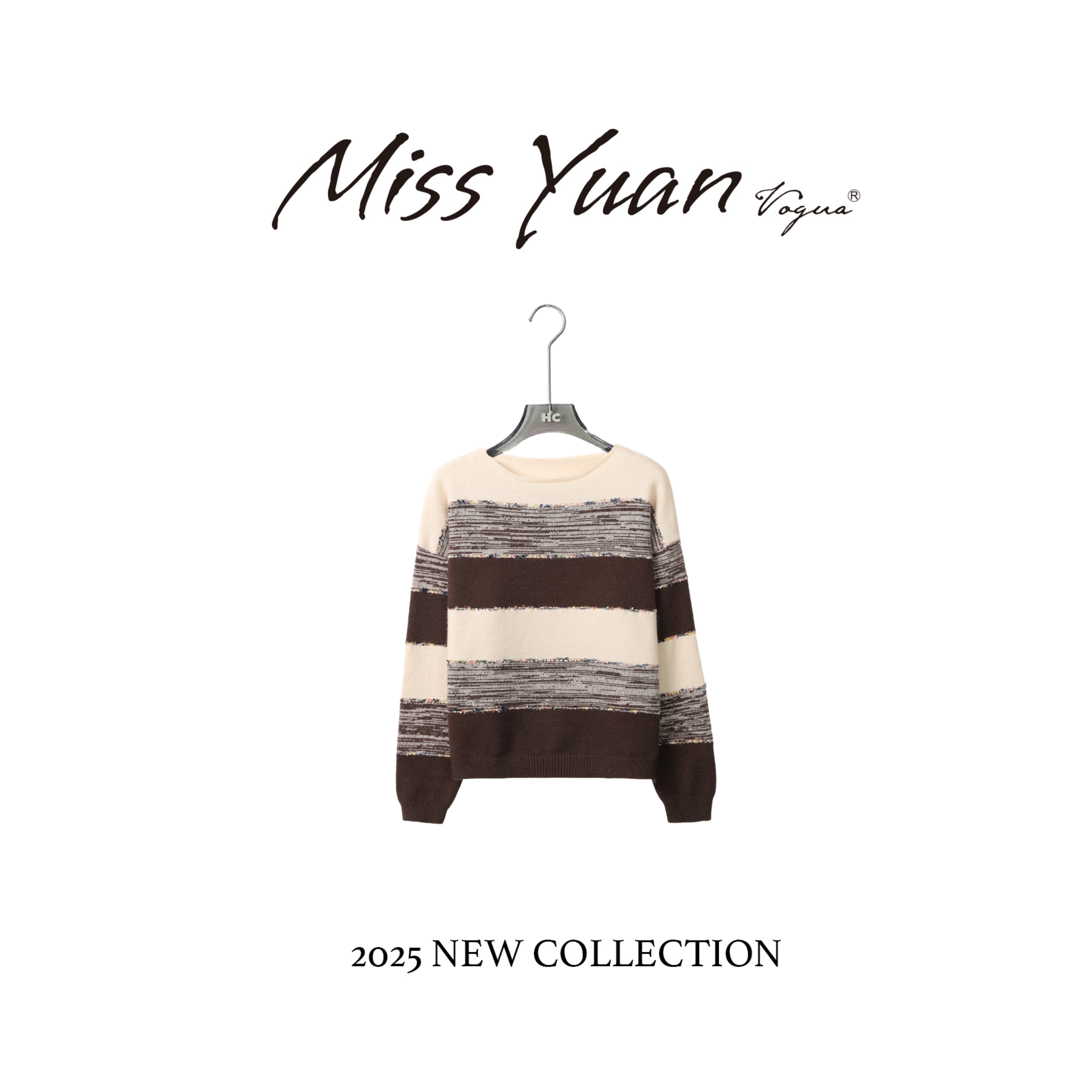 M.Y 媛总 花满康桥-羊驼绒丨新款洋气百搭针织衫套头上衣女9133