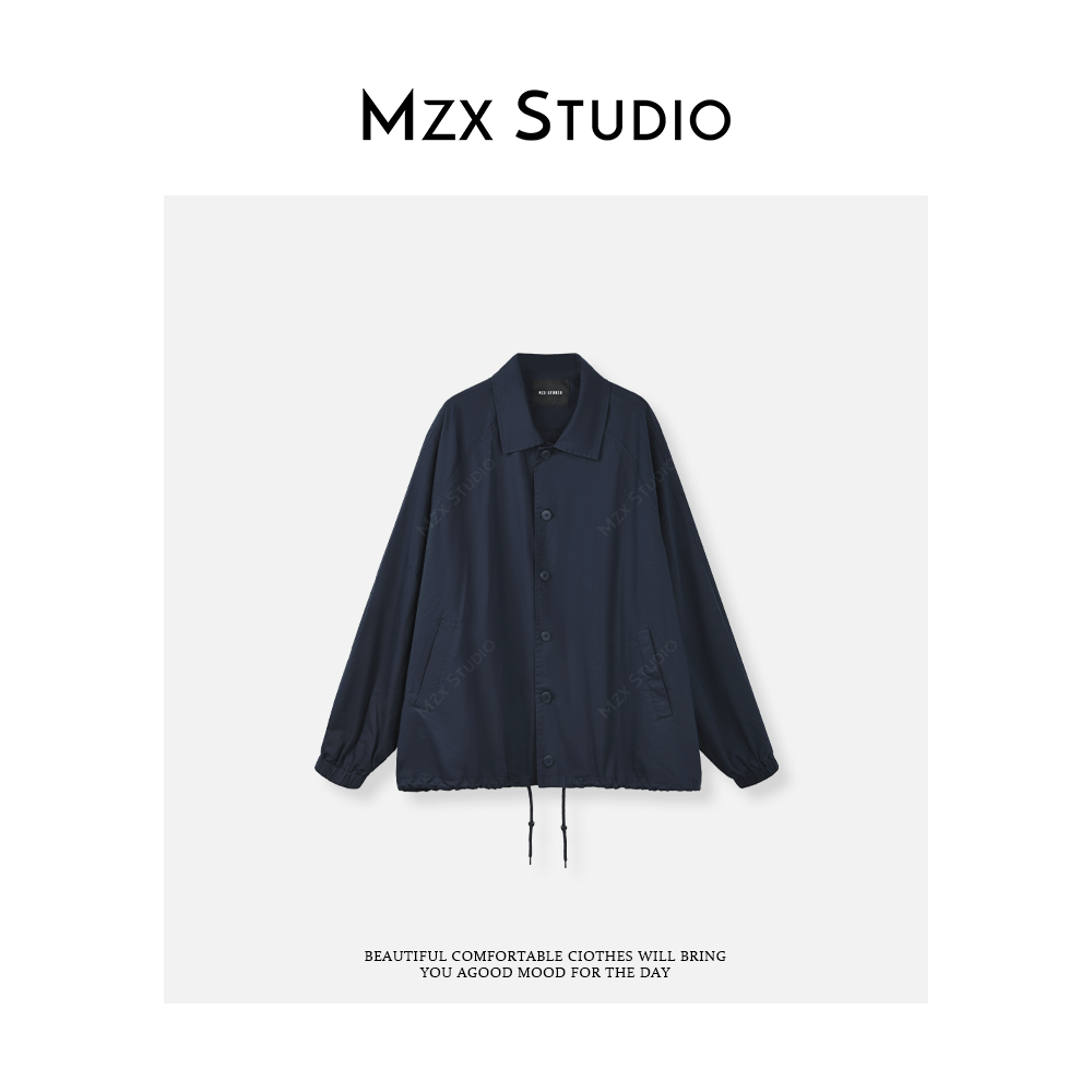 MZX 秋季纽扣抽绳长袖外套上衣 WT9931-Z