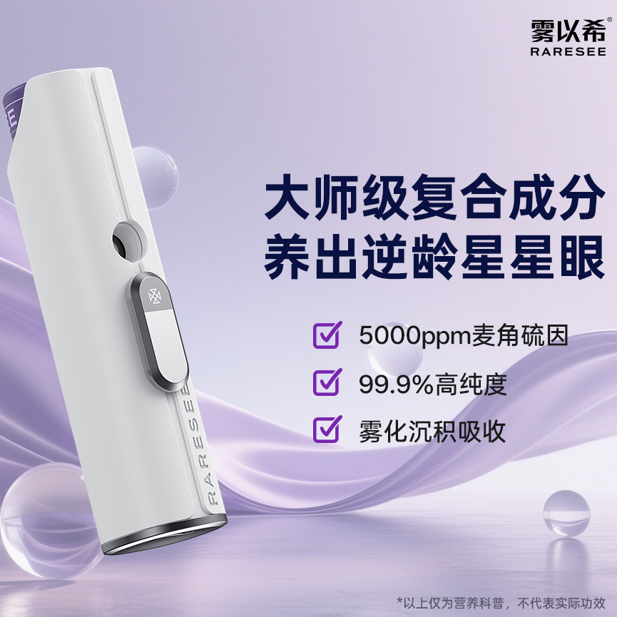 雾以希双抗护眼仪5000ppm麦角硫因叶黄素眼疲劳干涩眼喷雾[视频]