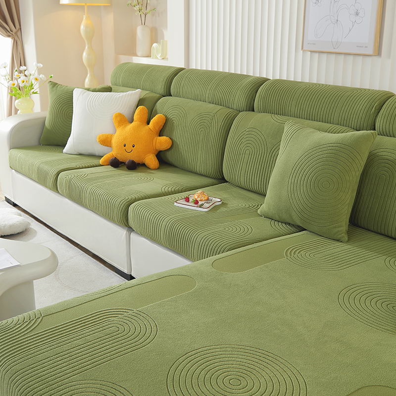 沙发套罩防滑加厚全包万能套提花绒沙发罩笠四季通用坐垫2025新款