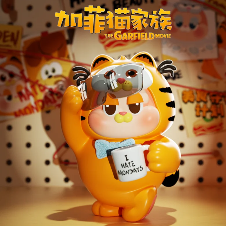 【开盒不退不H】加菲猫THESLLO美食守护计划系列盲盒手办潮玩公仔