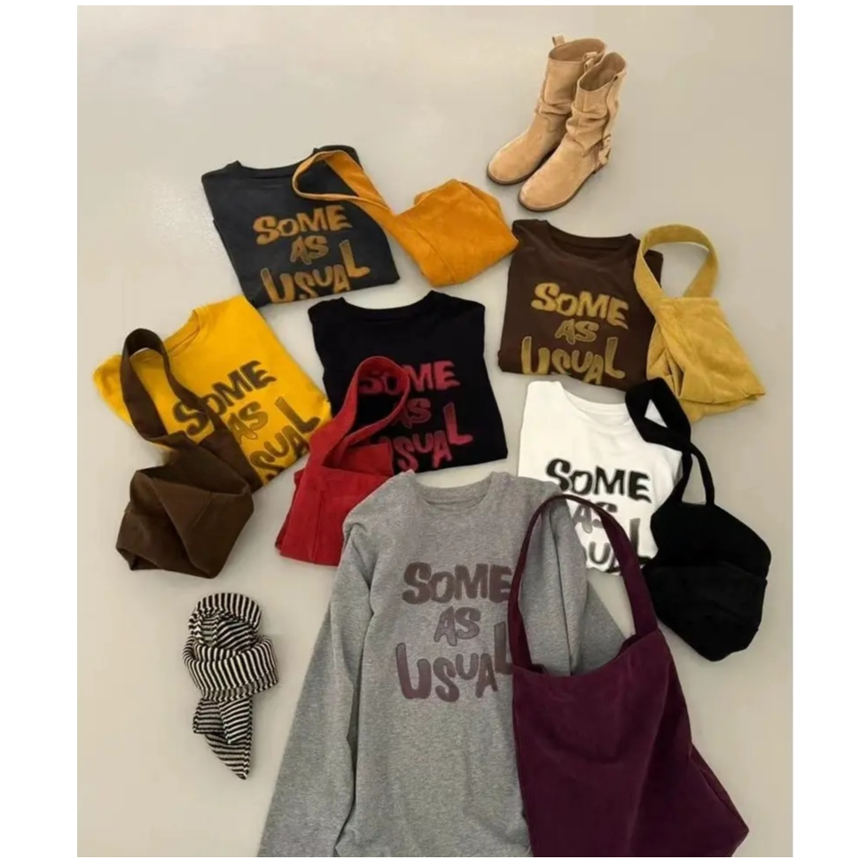 韩版冬季云朵绒简约多色T恤百搭宽松显瘦圆领长袖T恤上衣女9078