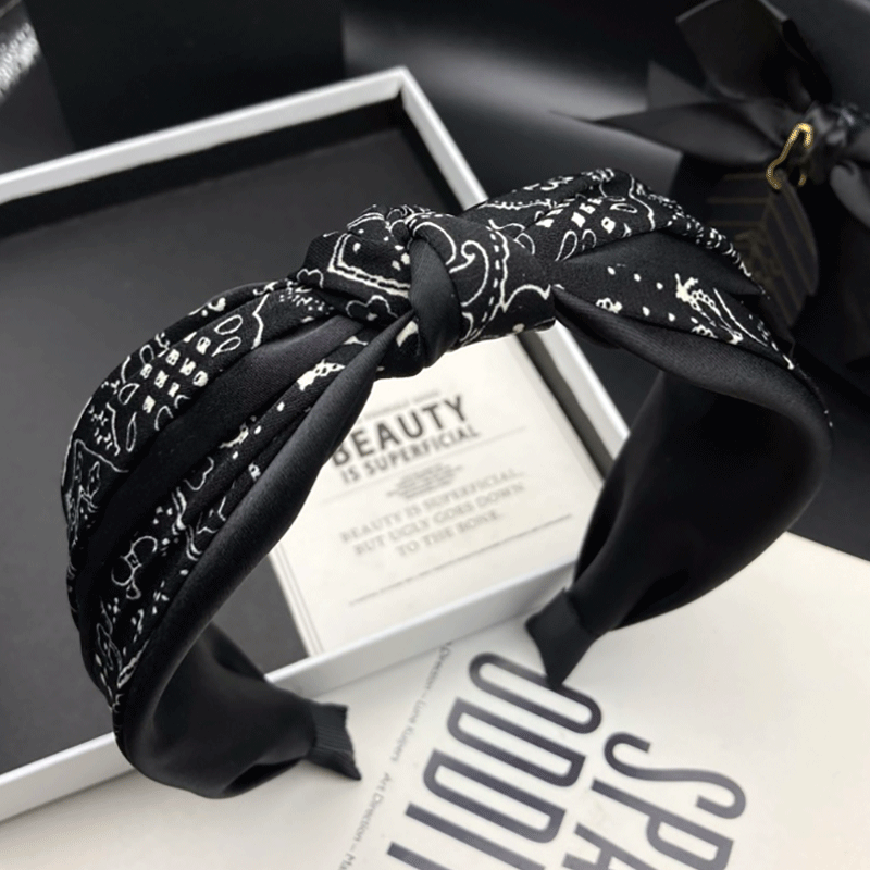 新款网红女发饰头饰原创设计时尚宽边发箍百搭复古发卡头箍高档