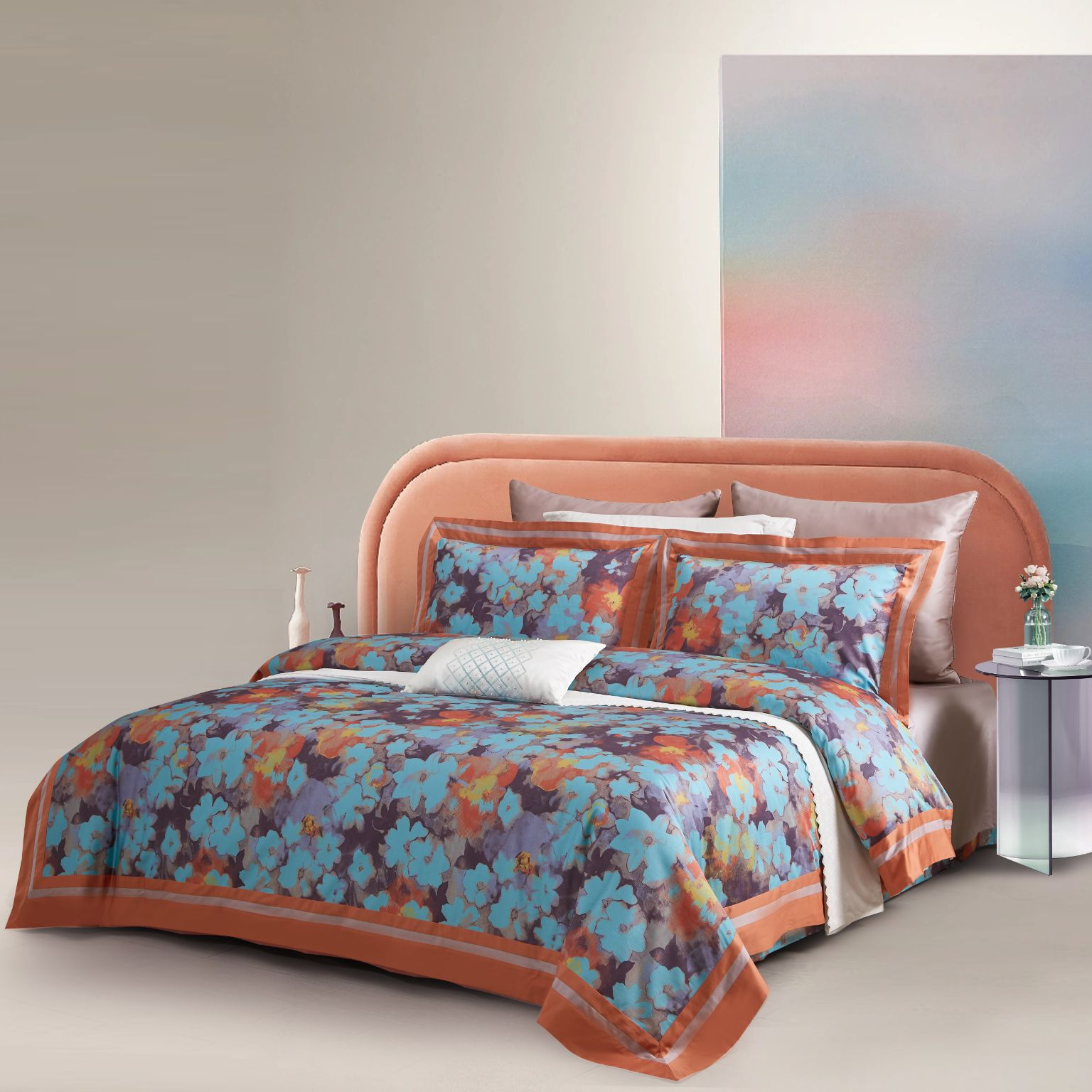 SANFONDO染指流年埃及长绒棉床上用品套件四件套