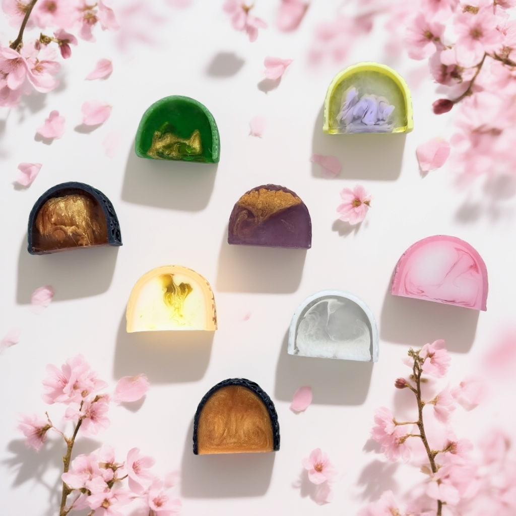 【拍一发八】瑞士卷精油皂手工皂八种香气送女友闺蜜长辈保湿补水