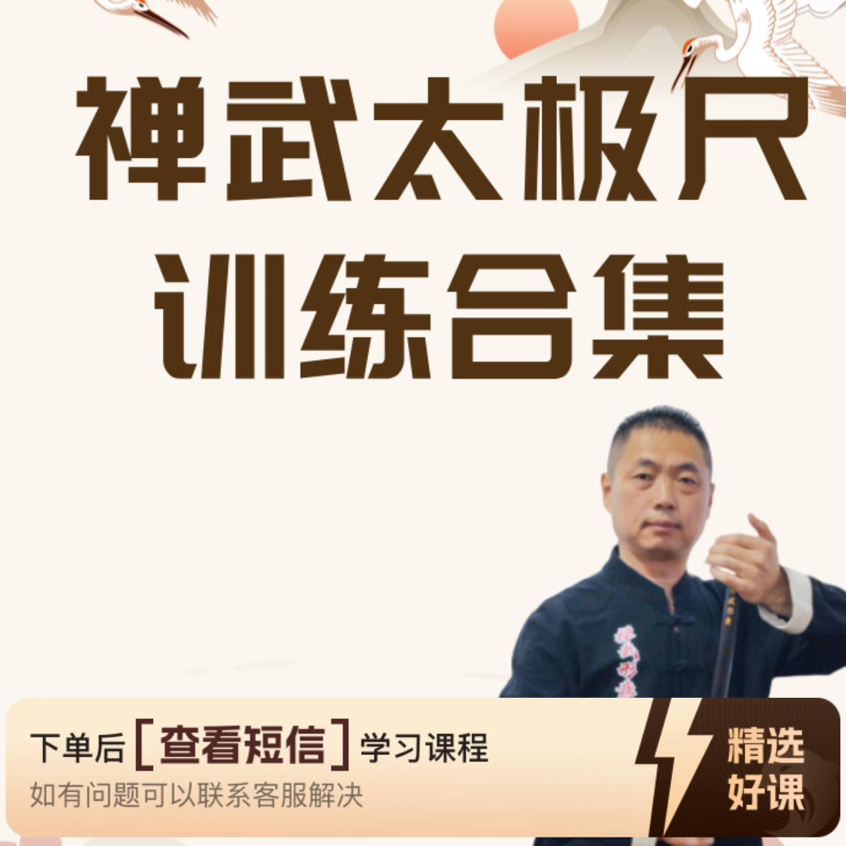 禅武太极尺训练合集（留意短信解锁课程）
