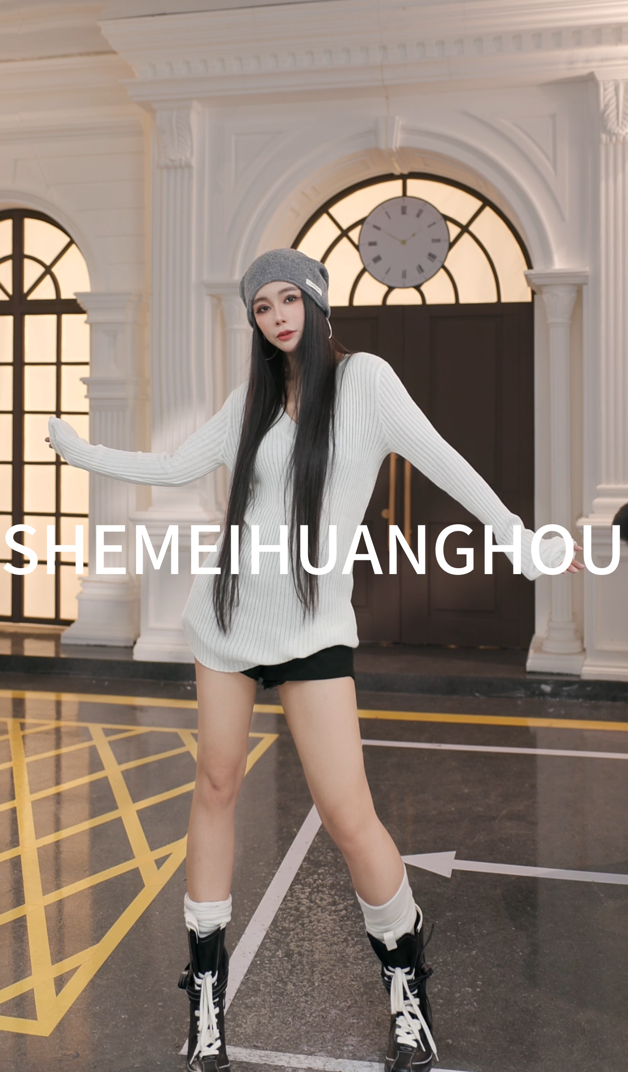 羊毛V领打底显瘦百搭针织衫2531