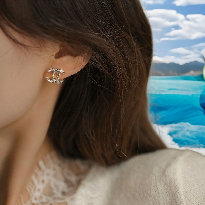 925银耳饰 952银小仙女耳钉女防过敏不用摘耳环韩版流行轻奢风精