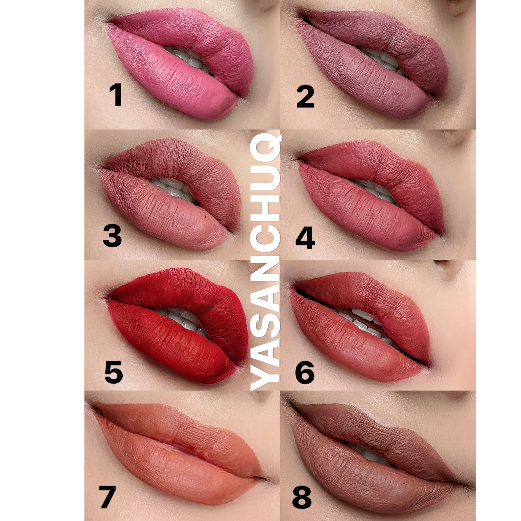 yasanchuq/娅姗妻欧美风哑光唇釉显白液体唇彩持久不掉色