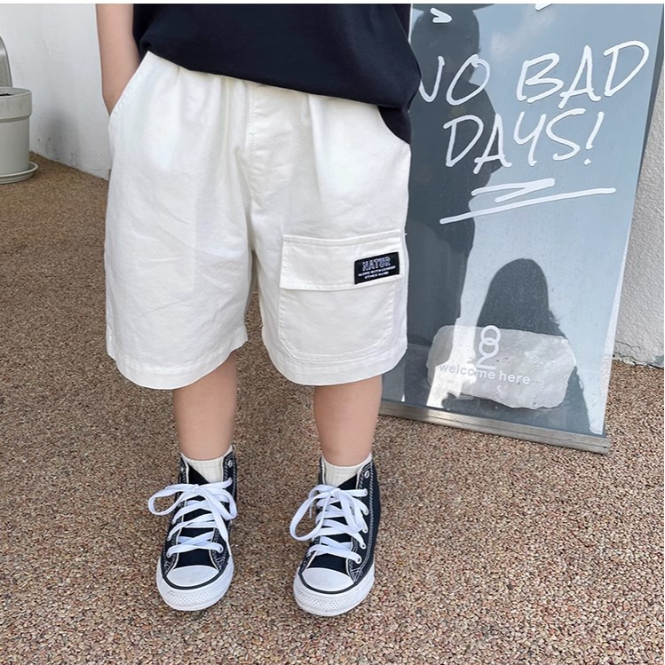 2025夏季儿童短裤中大小童工装中裤爆款夏装时尚薄款五分裤潮