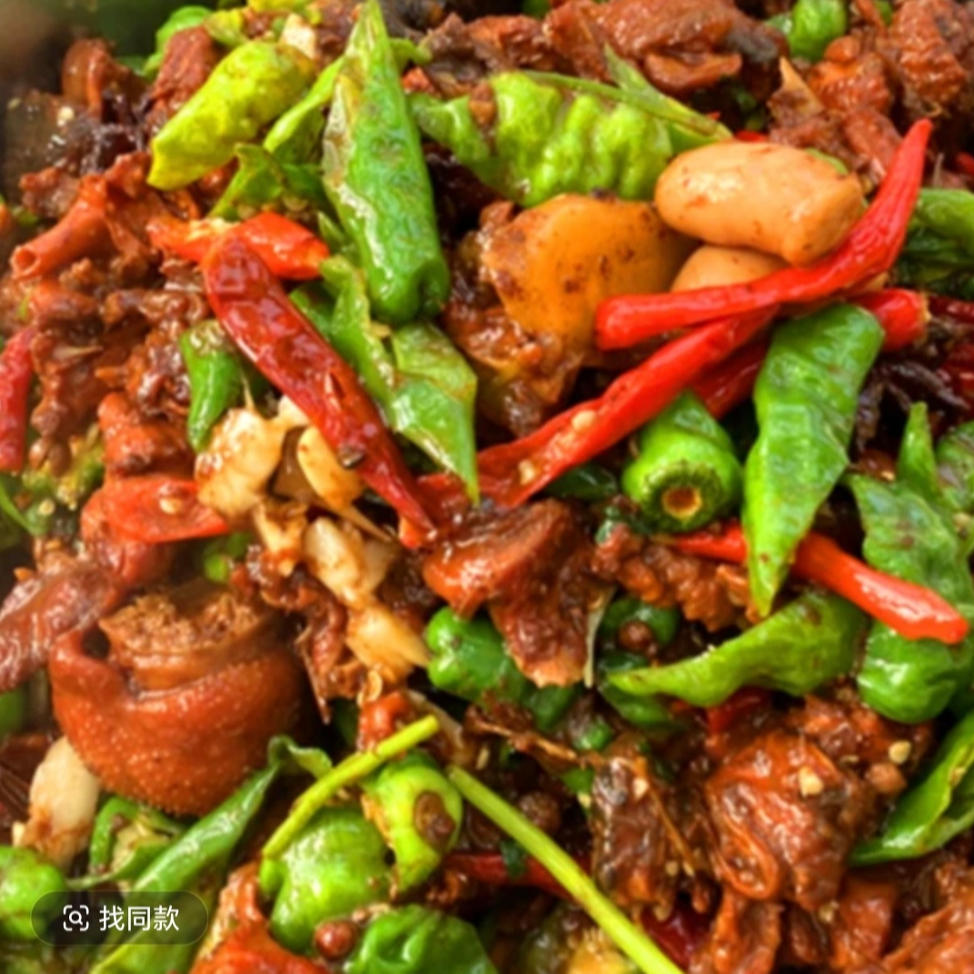 华仟香辣子鸡 散养土公鸡  净重三斤  单锅单炒 微辣 酱香 中辣