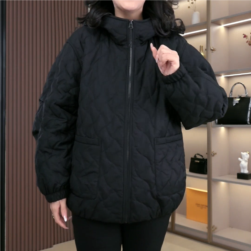 大码女装冬季新款洋气宽松时尚大方气质显瘦新中式外套ZSX25A0492